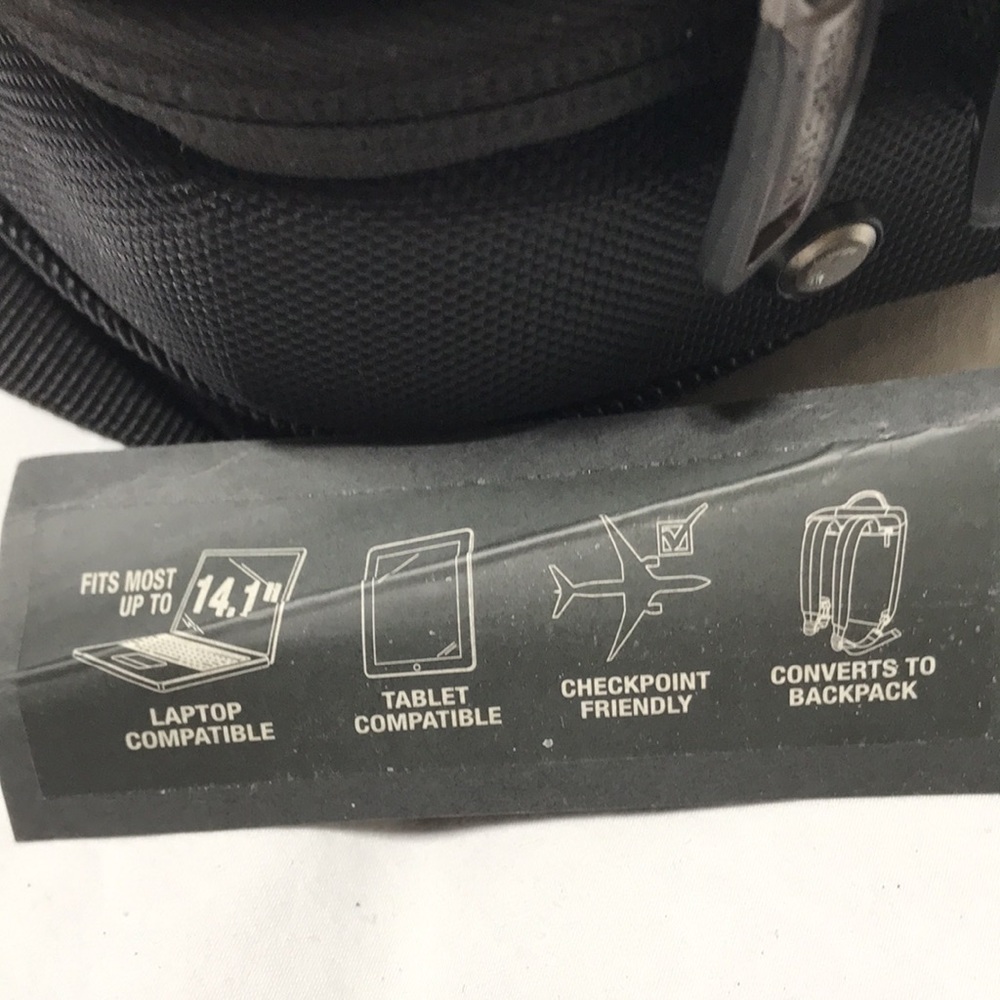 Kenneth Cole computer briefcase with multi compartments and convertible. NWT - Picture 11 of 13